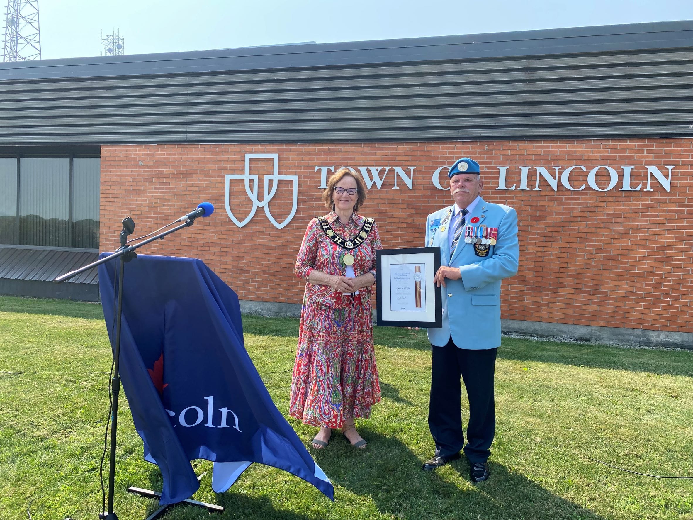 Sovereign's Medal presented to Kevin Wadden