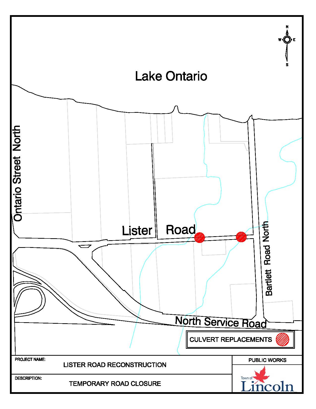 Map of Lister Road