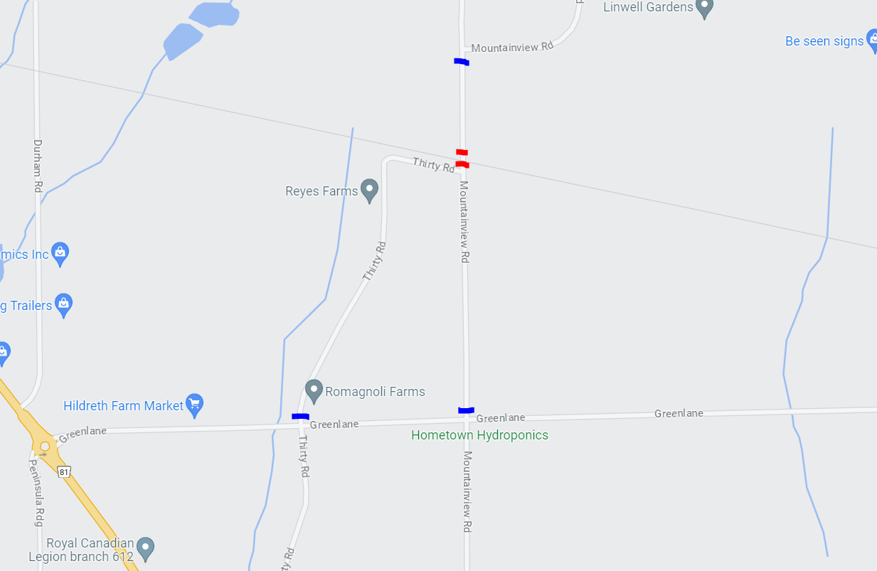 Mountainview Road Closure
