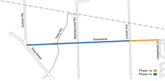Greenlane Reconstruction Phase 1 Map