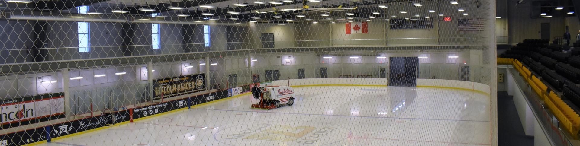 Fleming Centre Arena with Zamboni