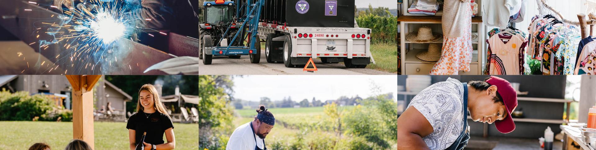 Work in Lincoln photo collage