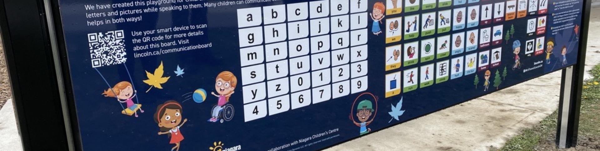 Play Communication Board at Prokich Park