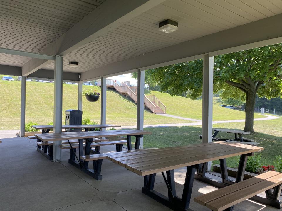 covered picnic tables