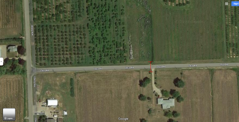 Claus Road at Cherry Ave Satellite Image
