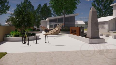Museum Courtyard Design Concept