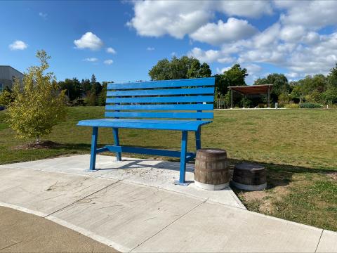 Big Bench located at Rotary Park