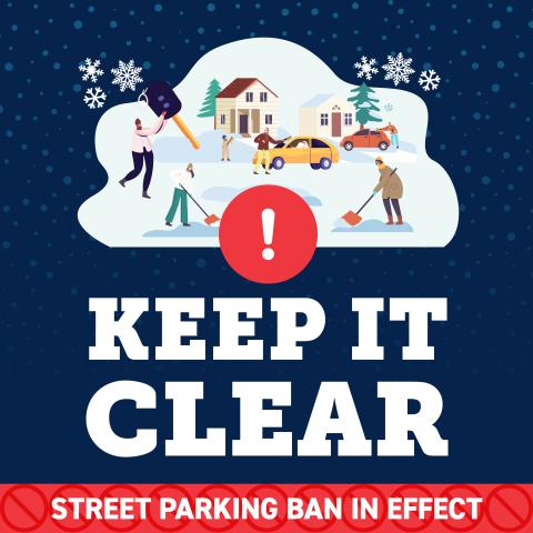 Keep It Clear Street Parking Ban In Effect